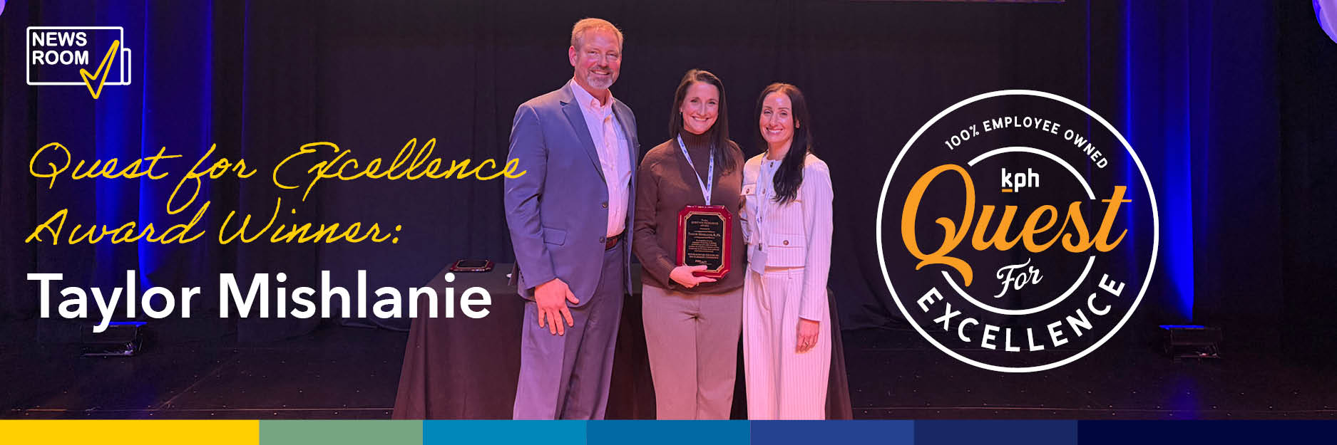 Taylor Mishlanie Receives the 2026 KPH Quest for Excellence Award hero image